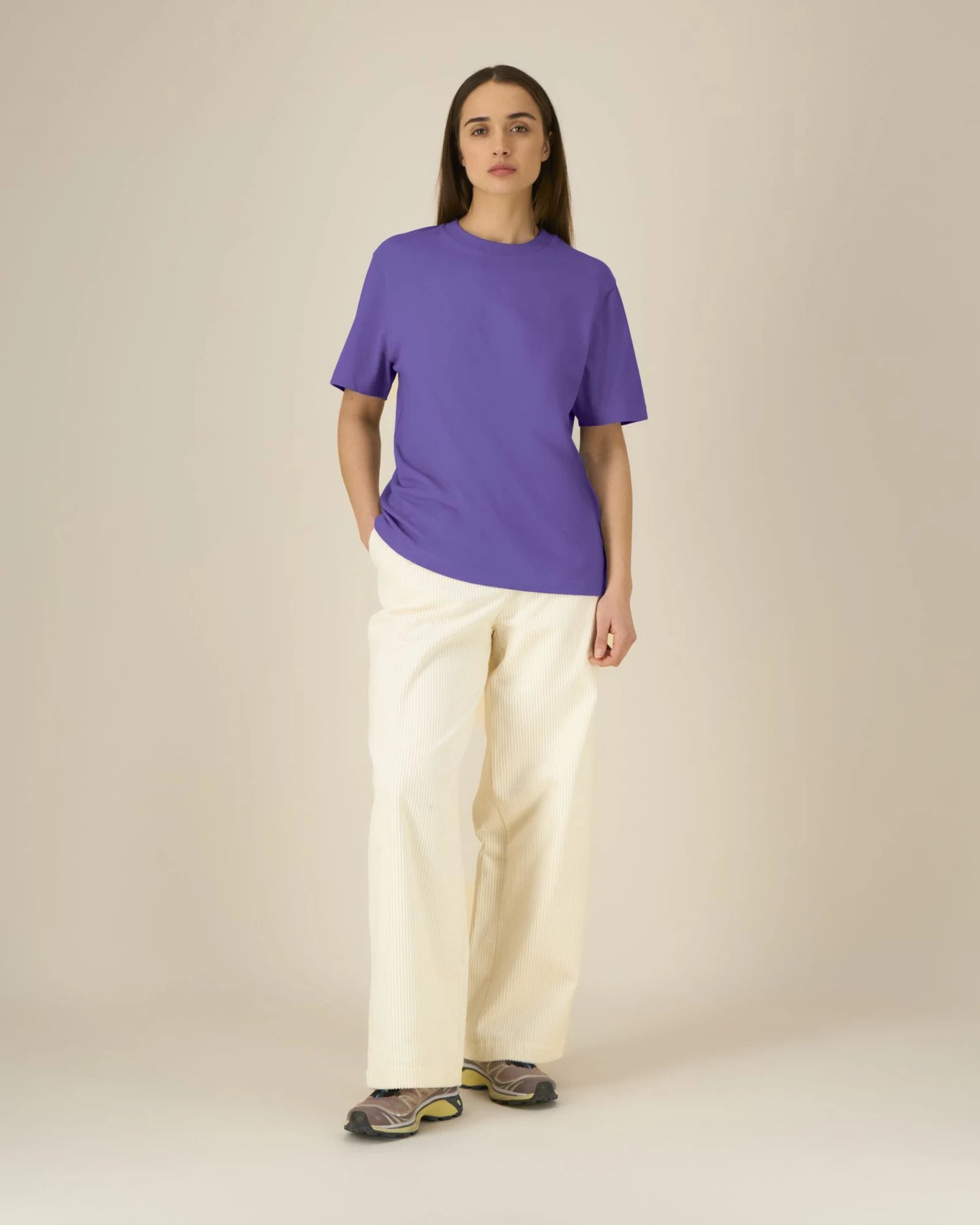 T-shirt cotone bio Stanley/Stella Sparker 2.0 da personalizzare - Purple Love