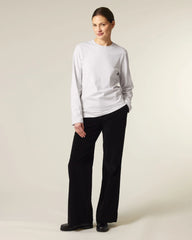 T-shirt manica lunga cotone bio Stanley/Stella da personalizzare - grigio melange freddo
