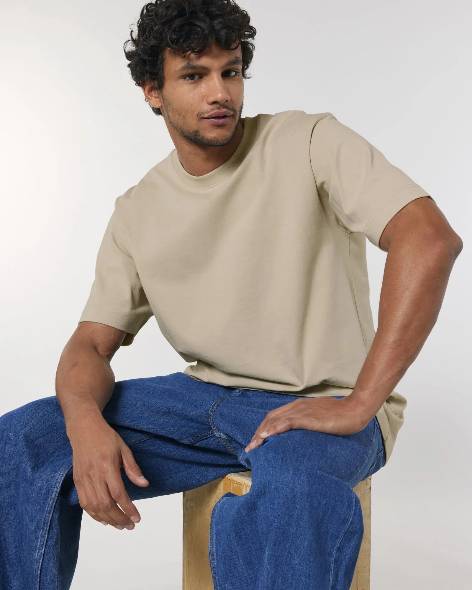 T-shirt cotone bio Stanley/Stella Freestyler da personalizzare - Desert Dust