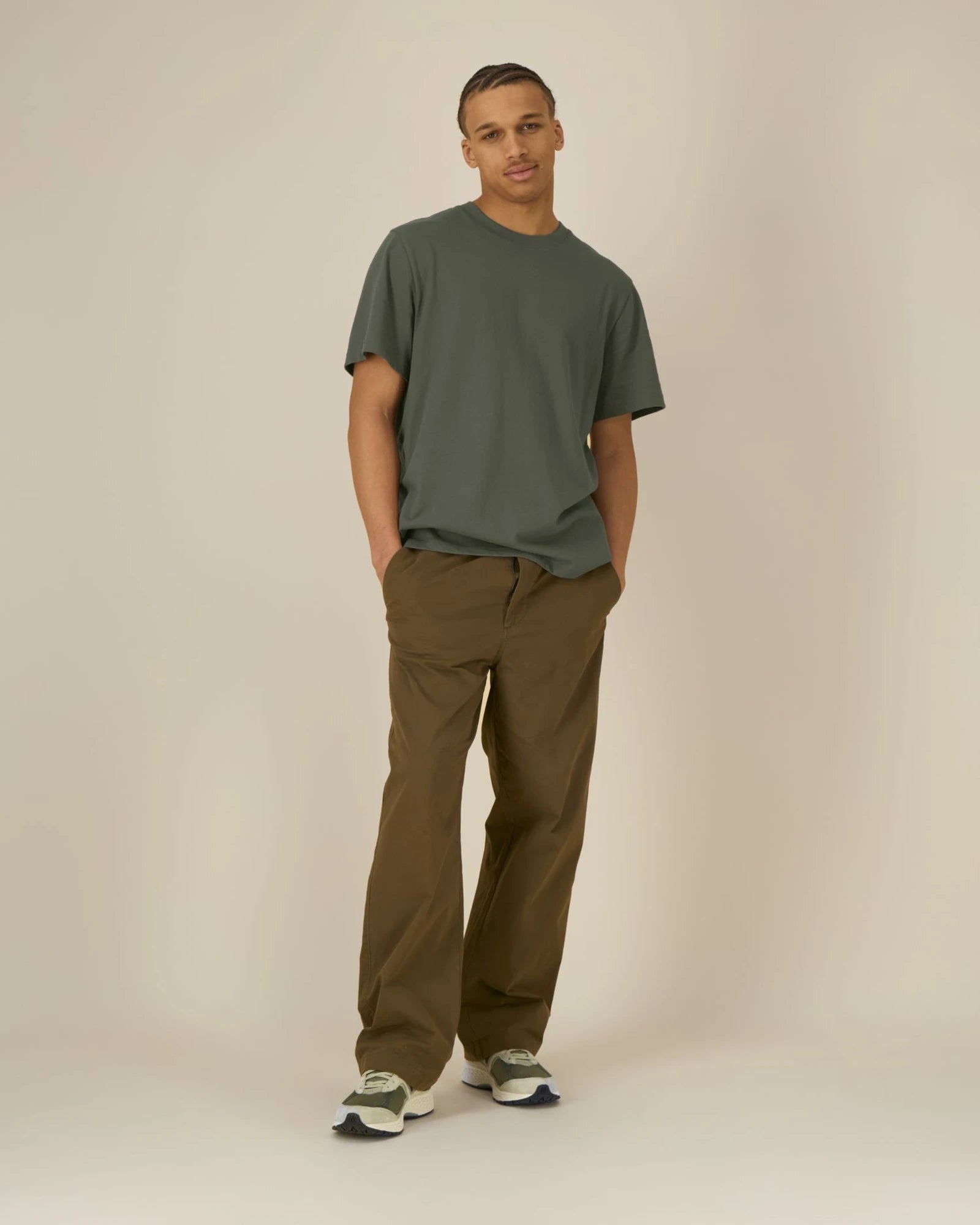 T-shirt cotone bio Stanley/Stella Freestyler da personalizzare - Kaki