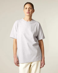 T-shirt cotone bio Stanley/Stella Freestyler da personalizzare - grigio melange freddo