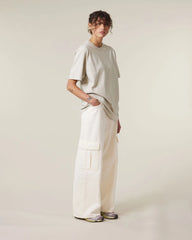 T-shirt cotone bio Stanley/Stella Freestyler da personalizzare - Grigio melange nebbia