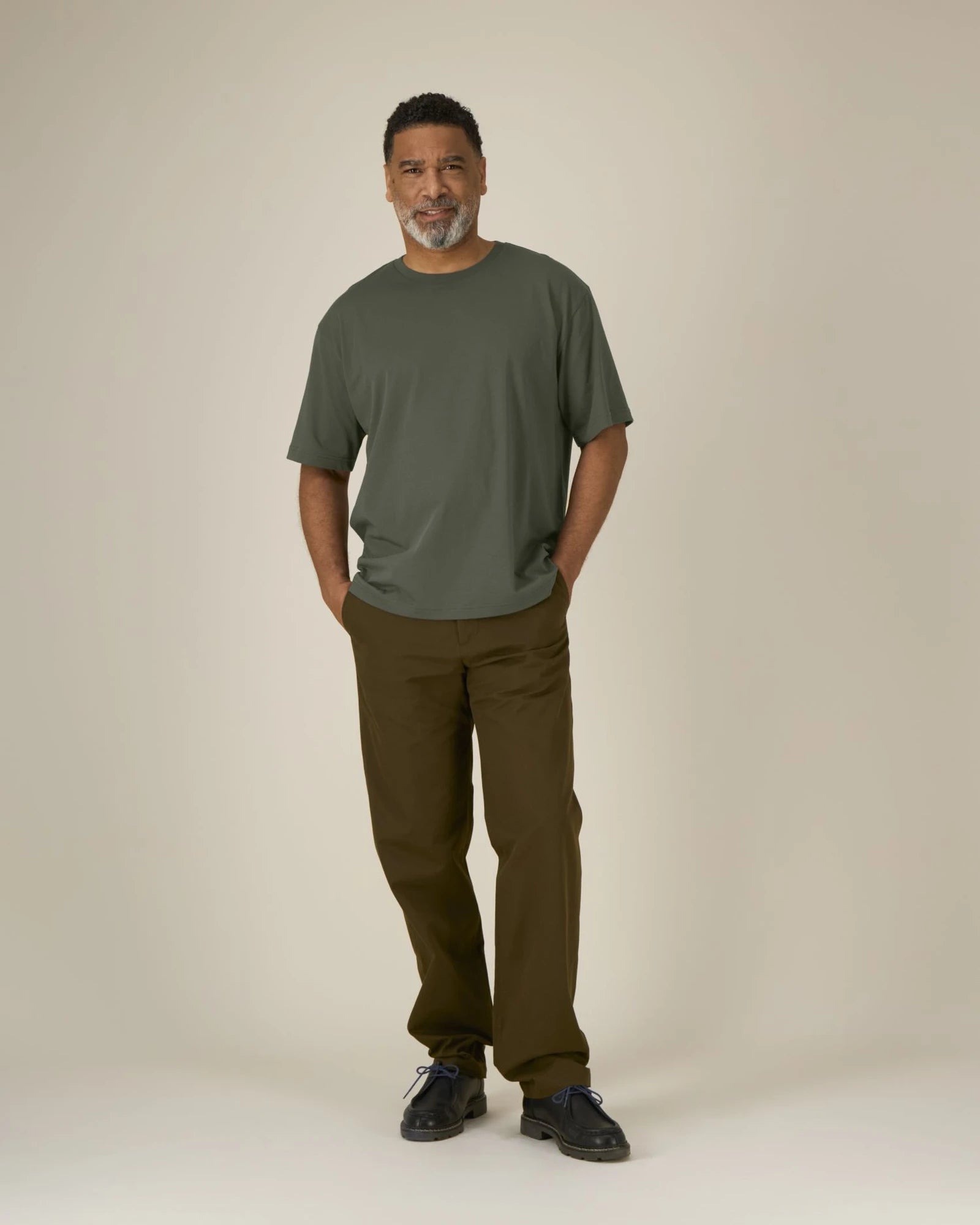 T-shirt cotone bio Stanley/Stella Breezer da personalizzare - Kaki