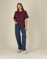 T-shirt cotone bio Stanley/Stella Breezer da personalizzare - Bordeaux
