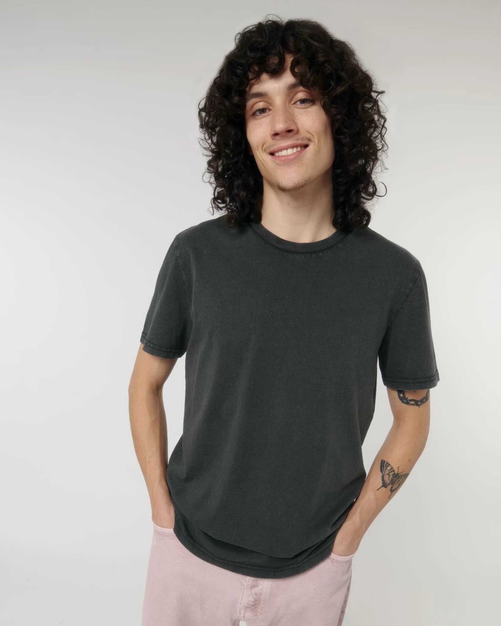 T-shirt Stanley/Stella Crafter Vintage da personalizzare - G. Dyed Black Rock