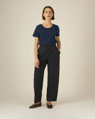 T-shirt donna cotone bio Expresser 2.0 da personalizzare - Blu Navy