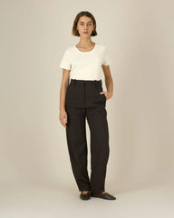 T-shirt donna cotone bio Expresser 2.0 da personalizzare - Crema