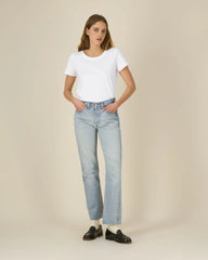 T-shirt donna cotone bio Expresser 2.0 da personalizzare - Bianco