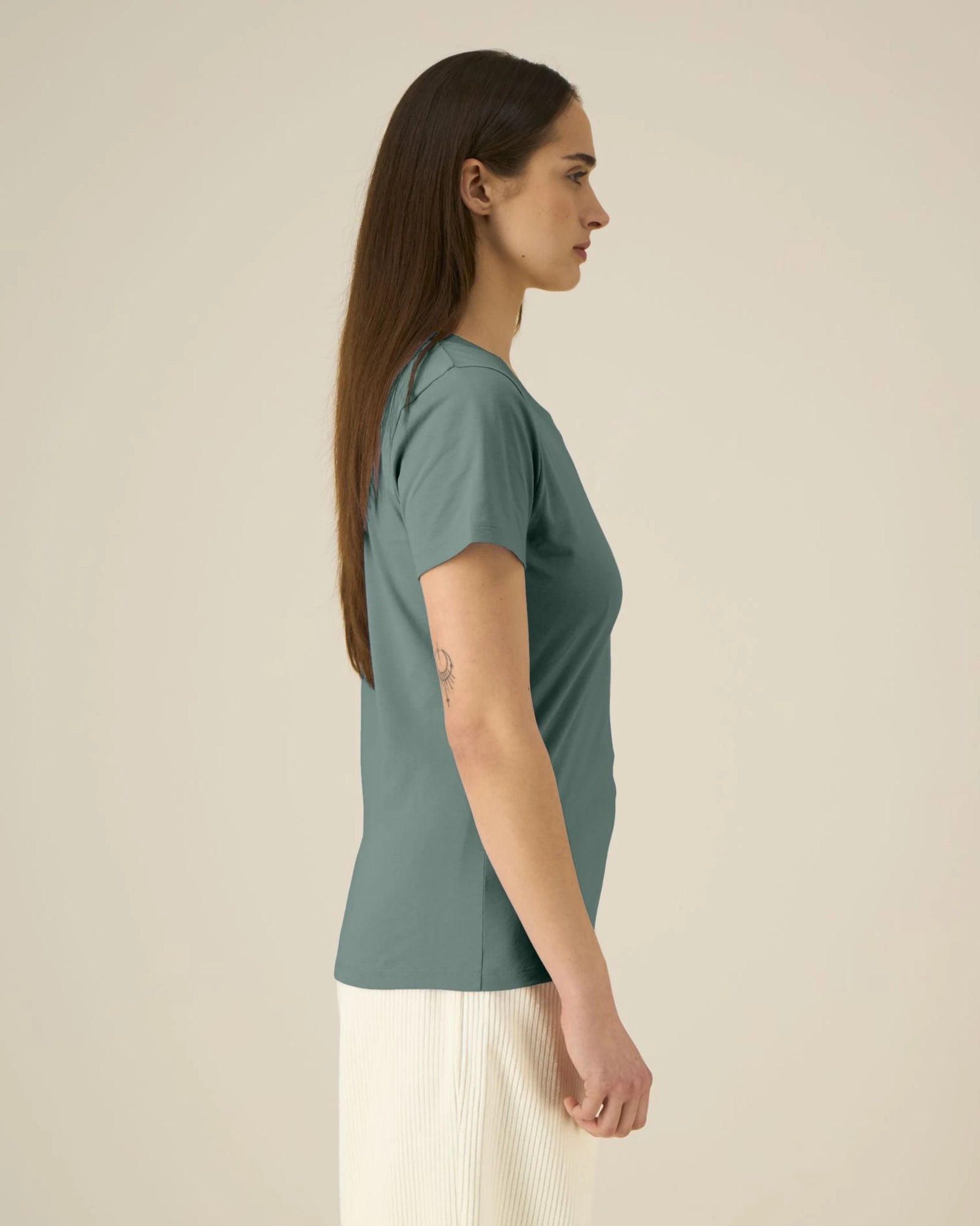 T-shirt donna cotone bio Expresser 2.0 da personalizzare - 55