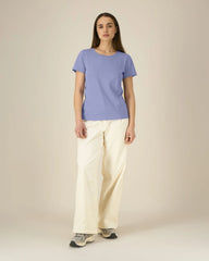 T-shirt donna cotone bio Expresser 2.0 da personalizzare - Viola