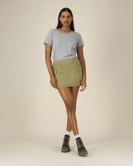 T-shirt donna cotone bio Expresser 2.0 da personalizzare - Grigio melange