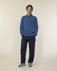 Camicia denim cotone bio Stanley/Stella da personalizzare - lavaggio medio