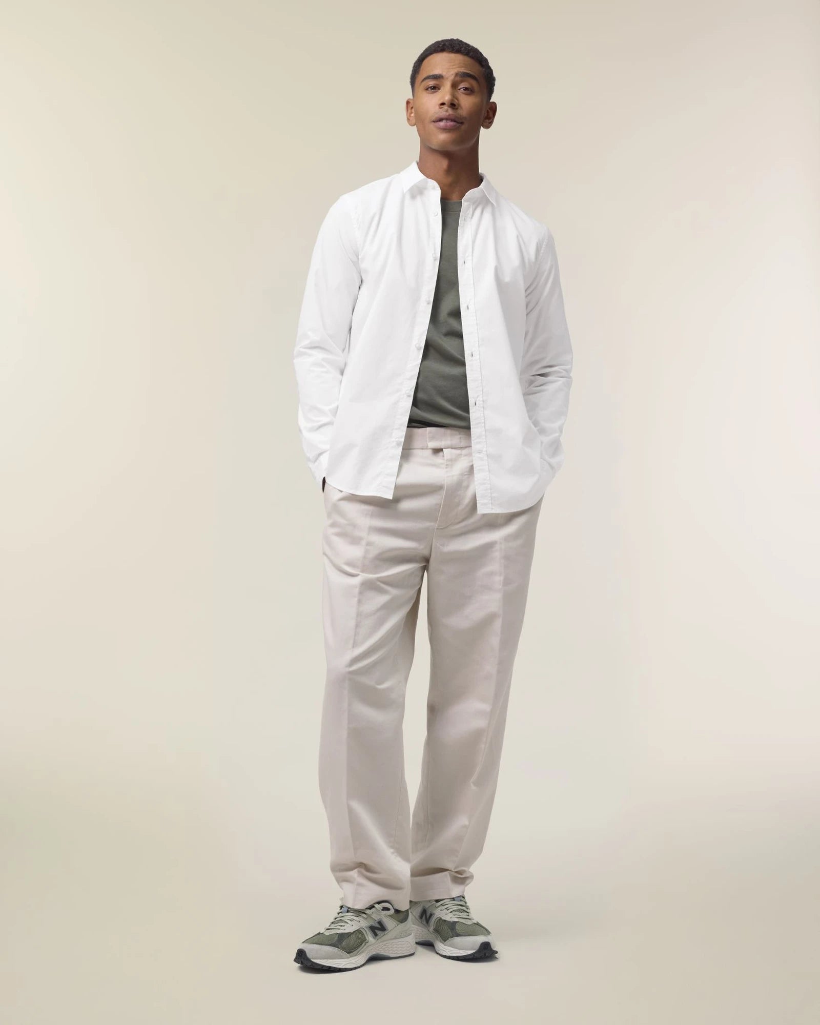 Camicia cotone bio Stanley/Stella Styler da personalizzare - Bianco