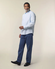 Camicia cotone bio Stanley/Stella Styler da personalizzare - Blu estivo