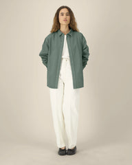 Camicia cotone bio Stanley/Stella Worker da personalizzare - Tinto in capo verde bosco