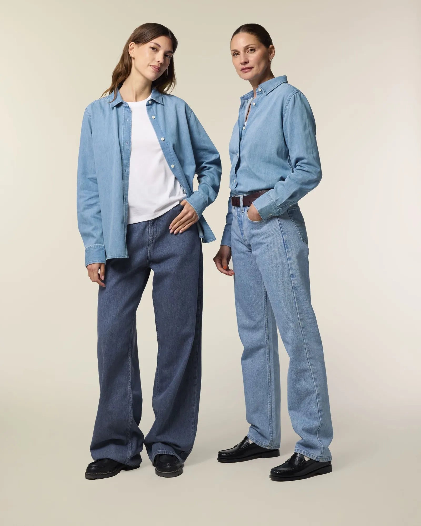 Camicia denim cotone bio Stanley/Stella da personalizzare - 1