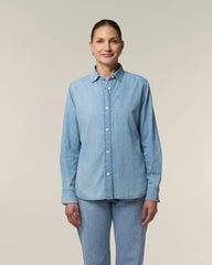 Camicia denim cotone bio Stanley/Stella da personalizzare - 2