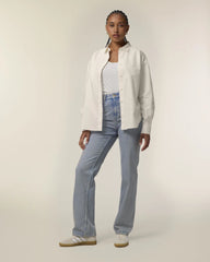 Camicia donna cotone bio Stanley/Stella da personalizzare - Crema