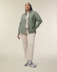 Camicia donna cotone bio Stanley/Stella da personalizzare - Cachi tenue