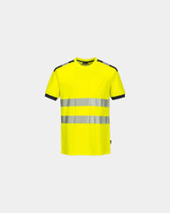 T-shirt alta visibilità cotone 175g/m² da personalizzare - Giallo-Verde