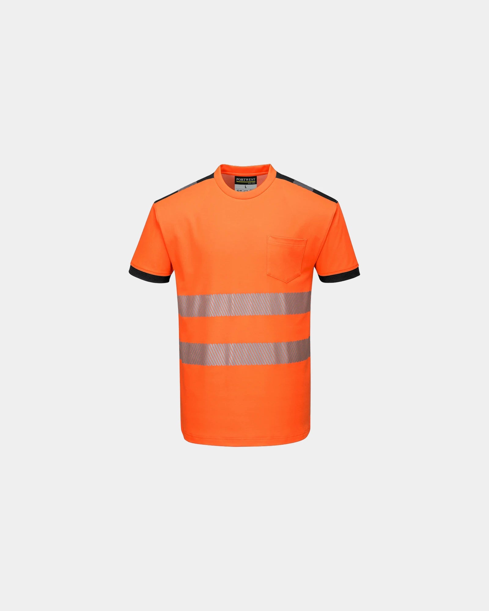 T-shirt alta visibilità cotone 175g/m² da personalizzare - Arancione