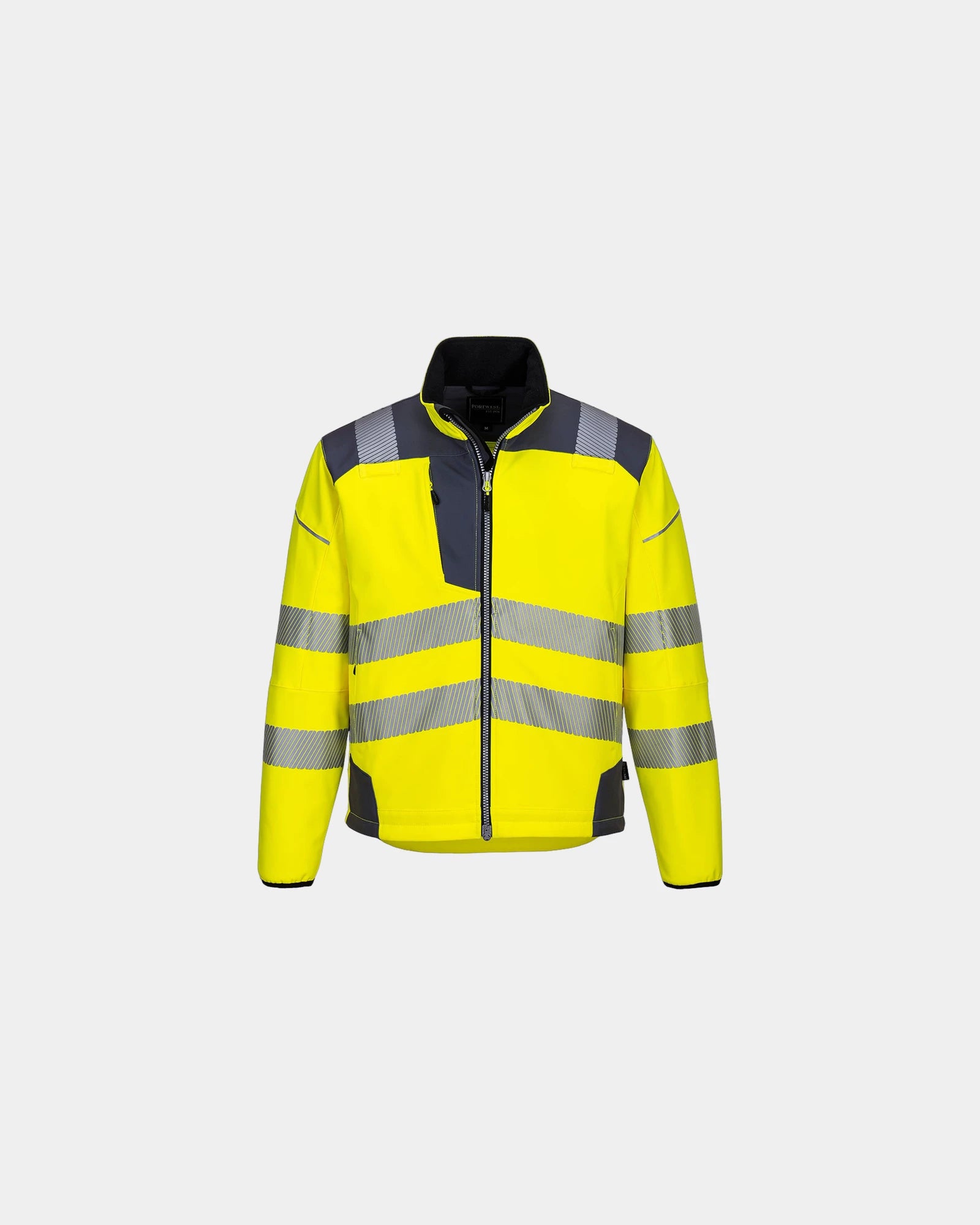 Softshell alta visibilità impermeabile da personalizzare - Giallo-Verde