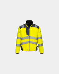Softshell alta visibilità impermeabile da personalizzare - Giallo-Verde