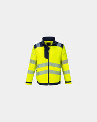 Giacca alta visibilità bicolore da personalizzare - Giallo-Blu Navy