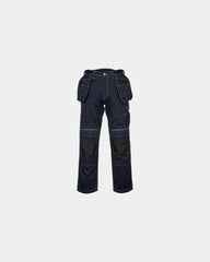 Pantalone da lavoro poliestere cotone 300g da personalizzare - Blu Navy-Nero