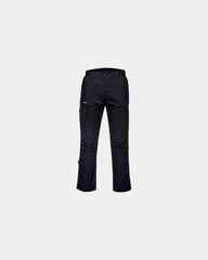 Pantalone da lavoro antistrappo elasticizzato da personalizzare - Nero-Blu Cielo