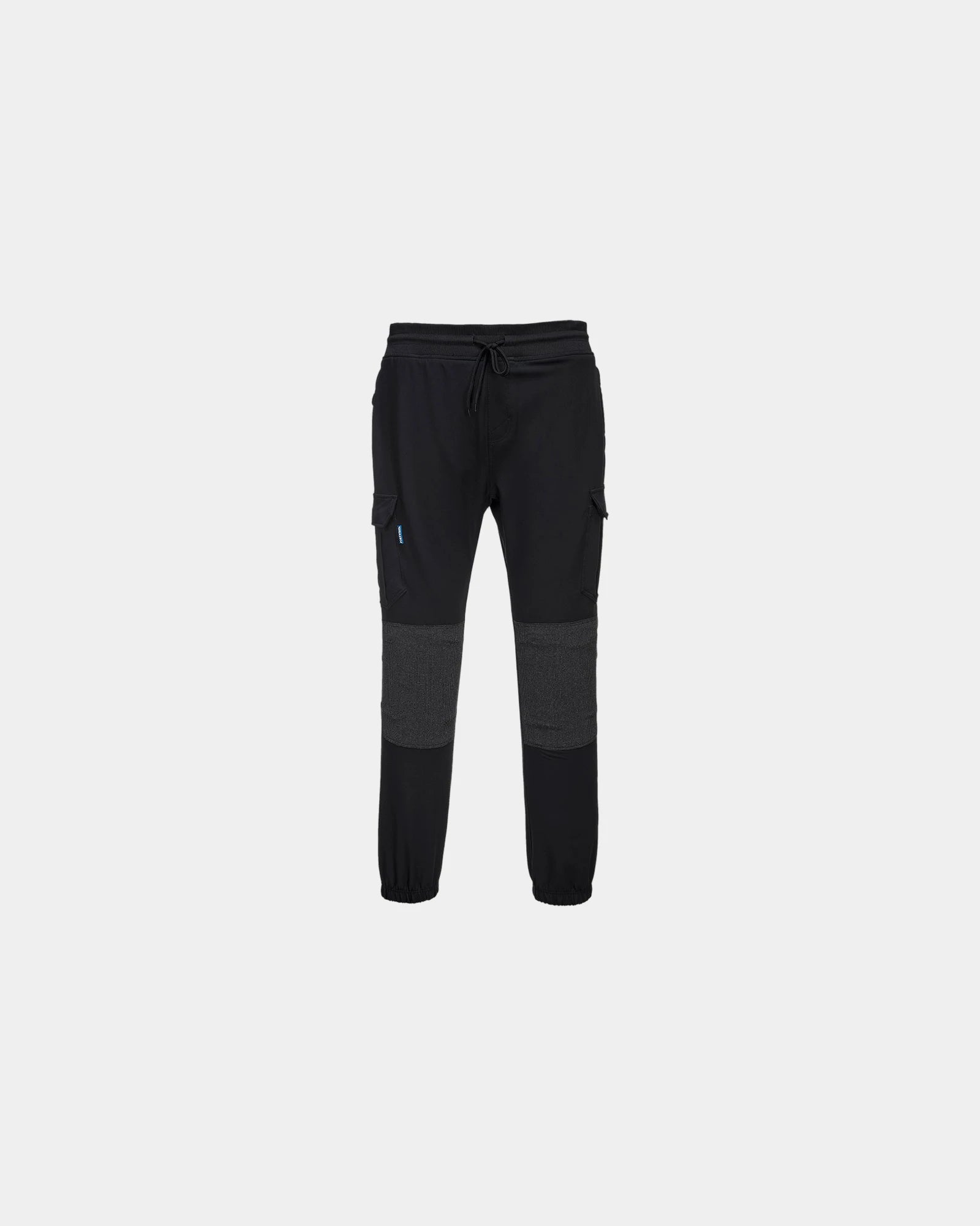 Pantaloni da lavoro elasticizzati Flexi da personalizzare - Nero-Blu Cielo