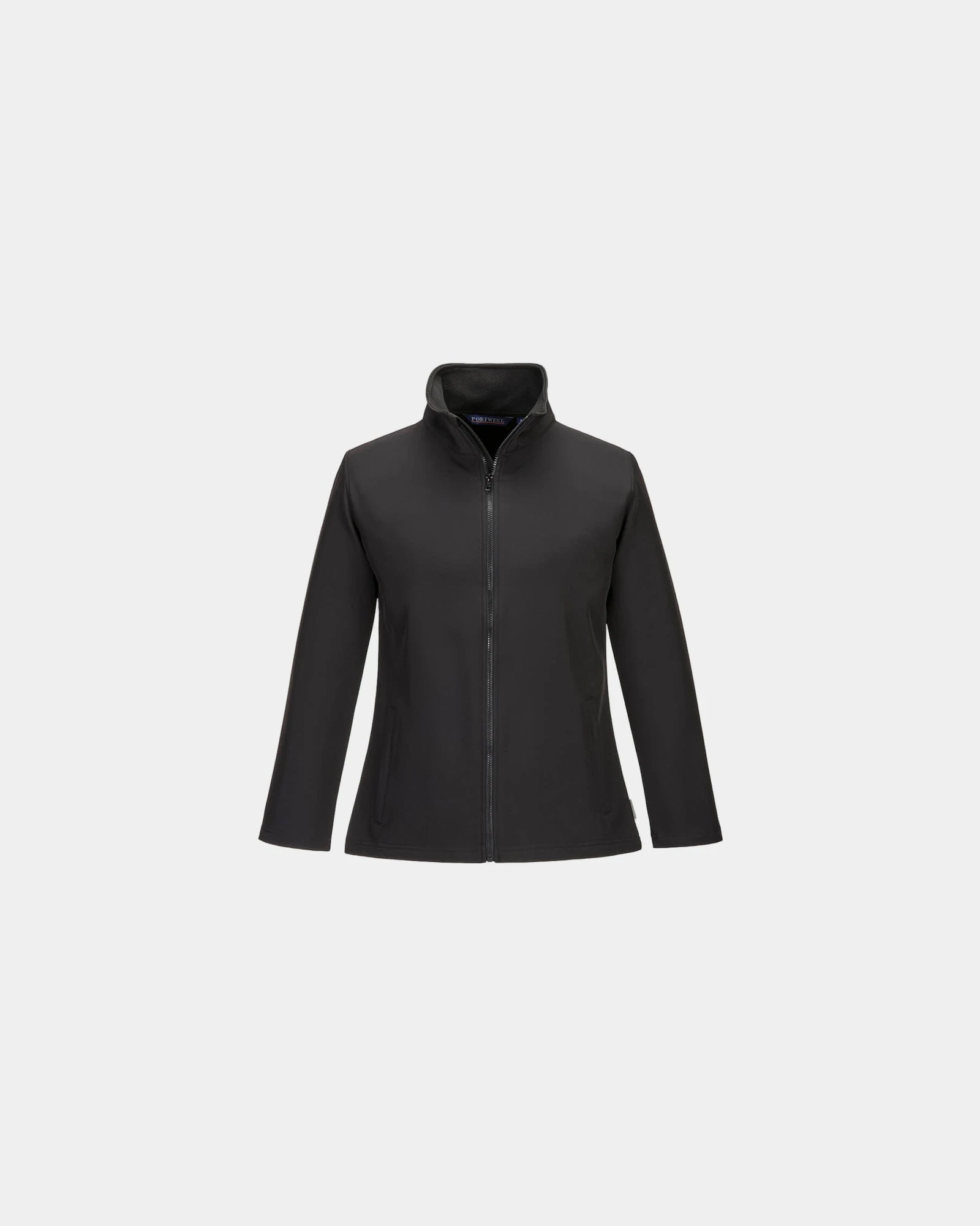 Softshell elasticizzato foderato pile 280g da personalizzare - Nero-Blu Cielo