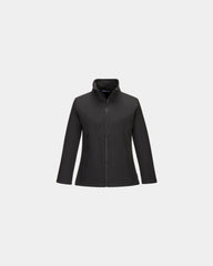 Softshell elasticizzato foderato pile 280g da personalizzare - Nero-Blu Cielo