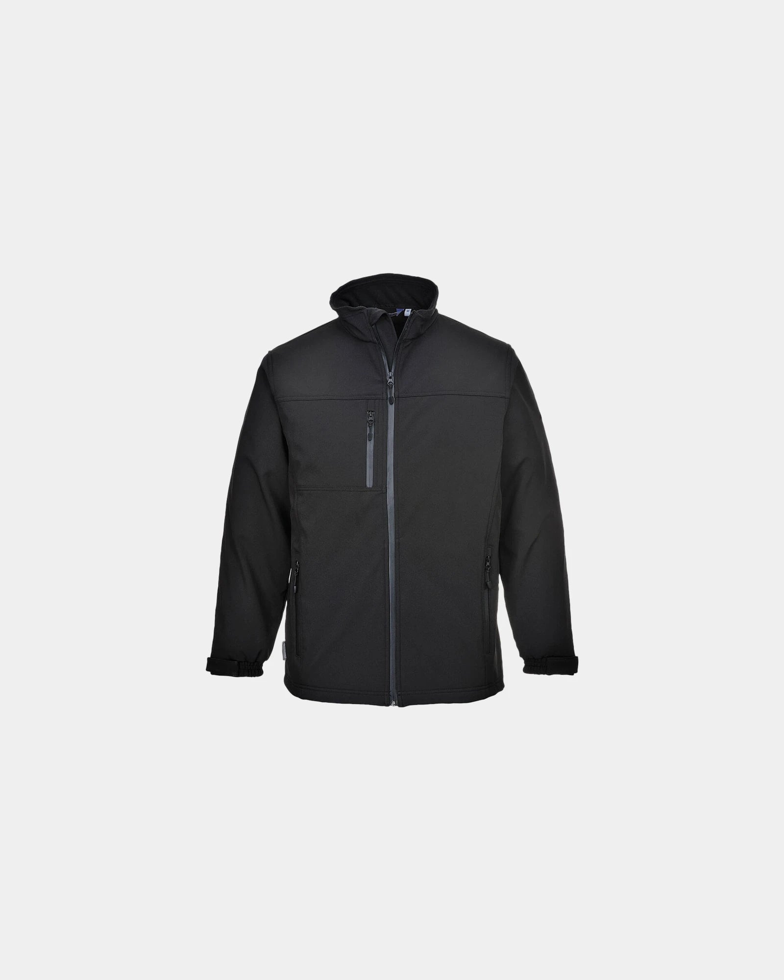 Giubbotto softshell impermeabile 310g da personalizzare - Nero-Blu Cielo