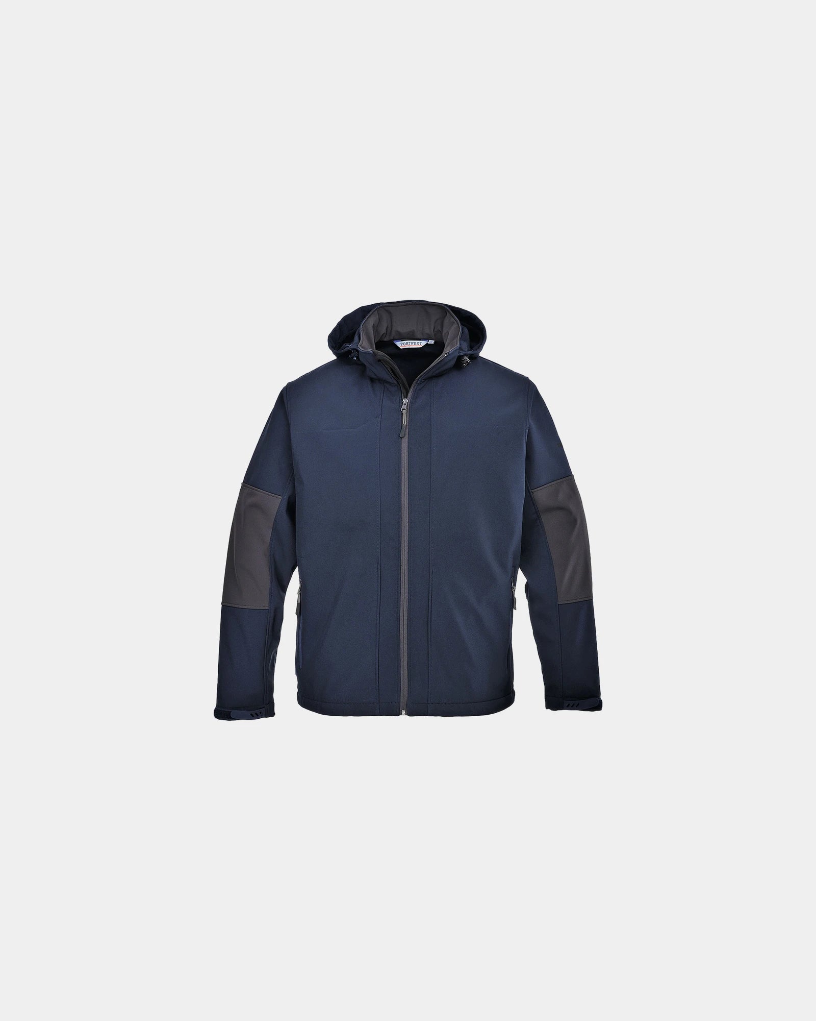 Giacca softshell con cappuccio 310 g/m² da personalizzare - Blu Navy