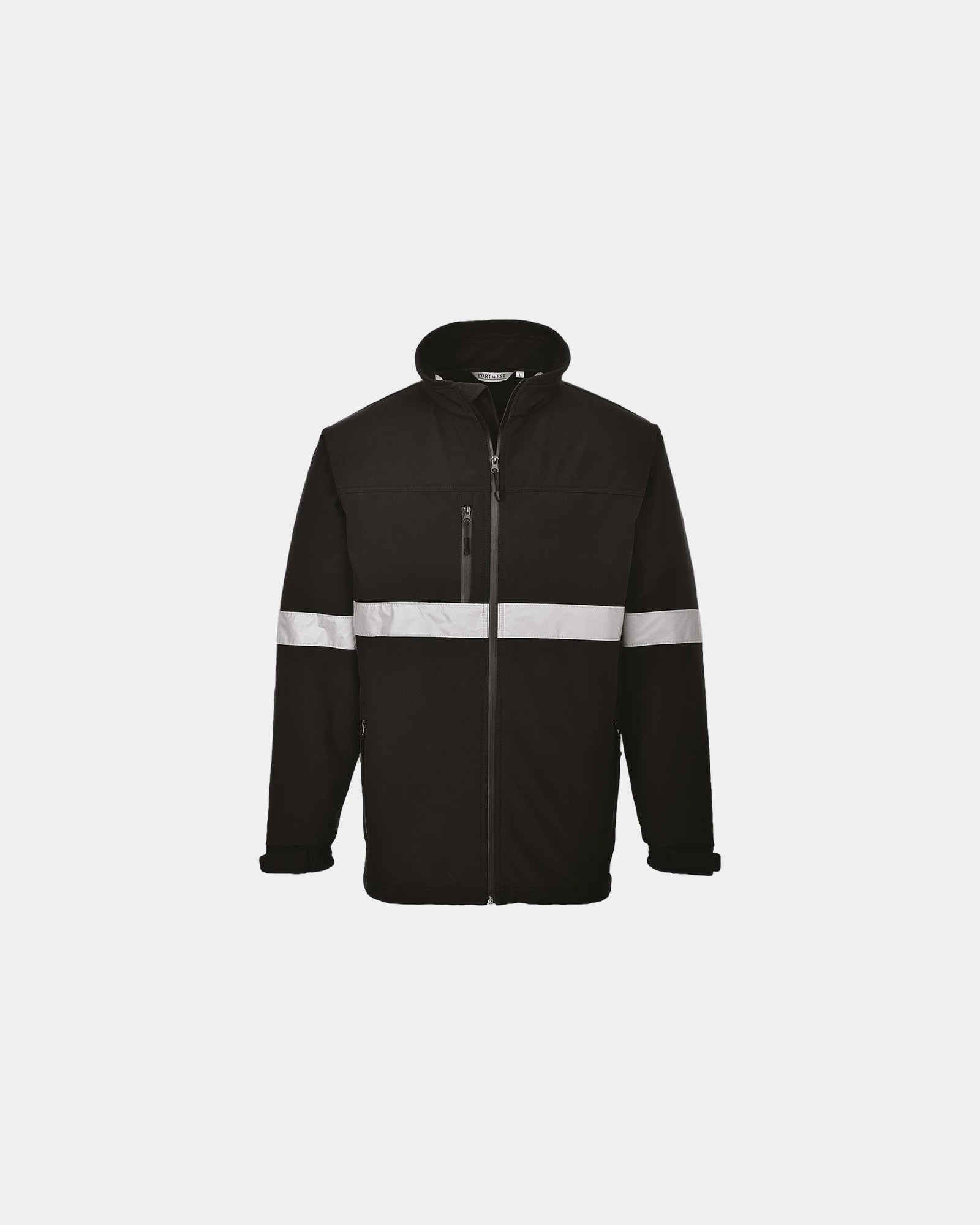 Softshell impermeabile traspirante Iona da personalizzare - Nero-Blu Cielo