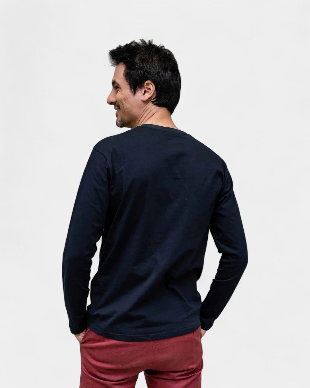 T-shirt uomo a maniche lunghe da personalizzare - 5
