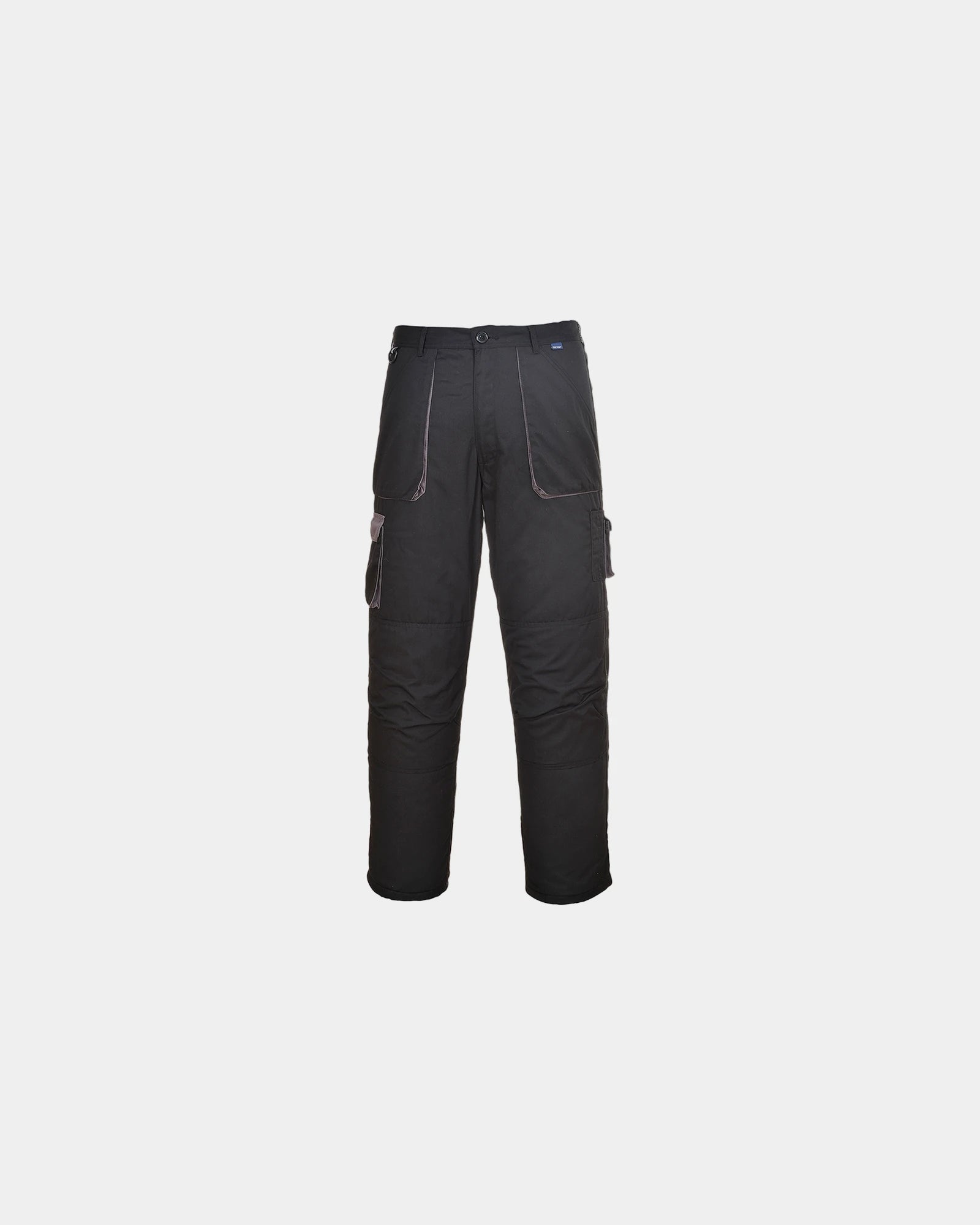 Pantalone da lavoro cotone 9 tasche da personalizzare - Nero-Blu Cielo