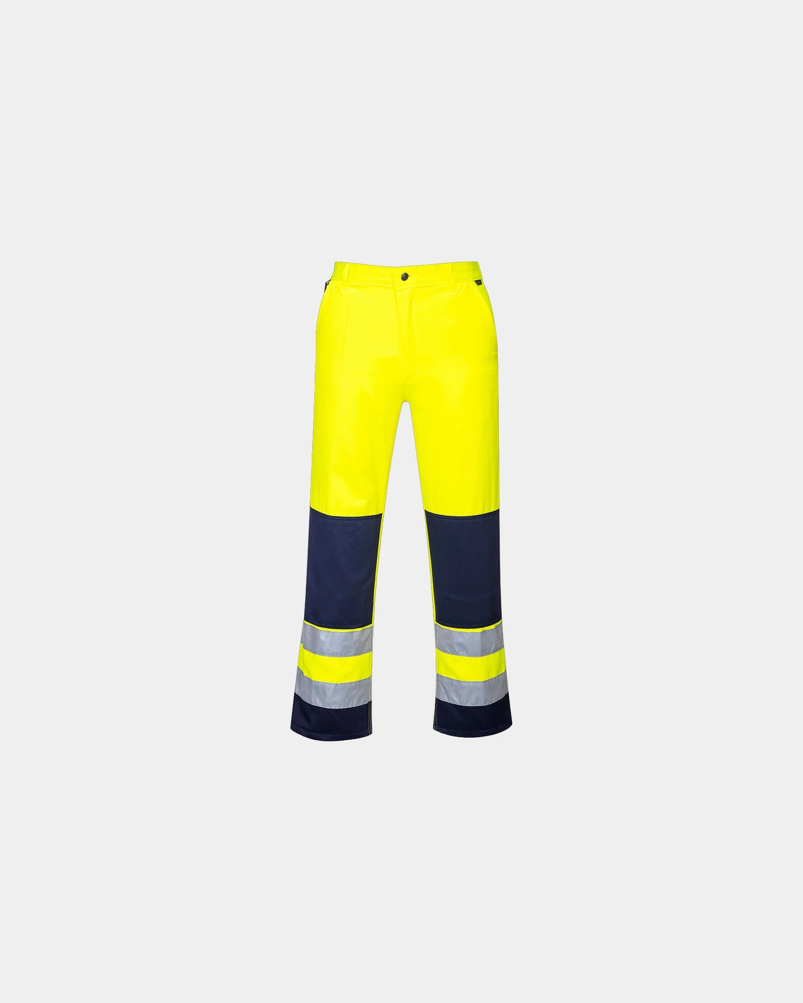 Pantalone alta visibilità Seville da personalizzare - Giallo-Blu Navy