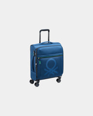 Trolley cabina estensibile poliestere 55 cm da personalizzare - Blu Navy