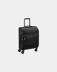 Trolley cabina estensibile poliestere 55 cm da personalizzare - Nero