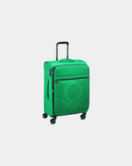 Trolley cabina estensibile poliestere 55 cm da personalizzare - Verde