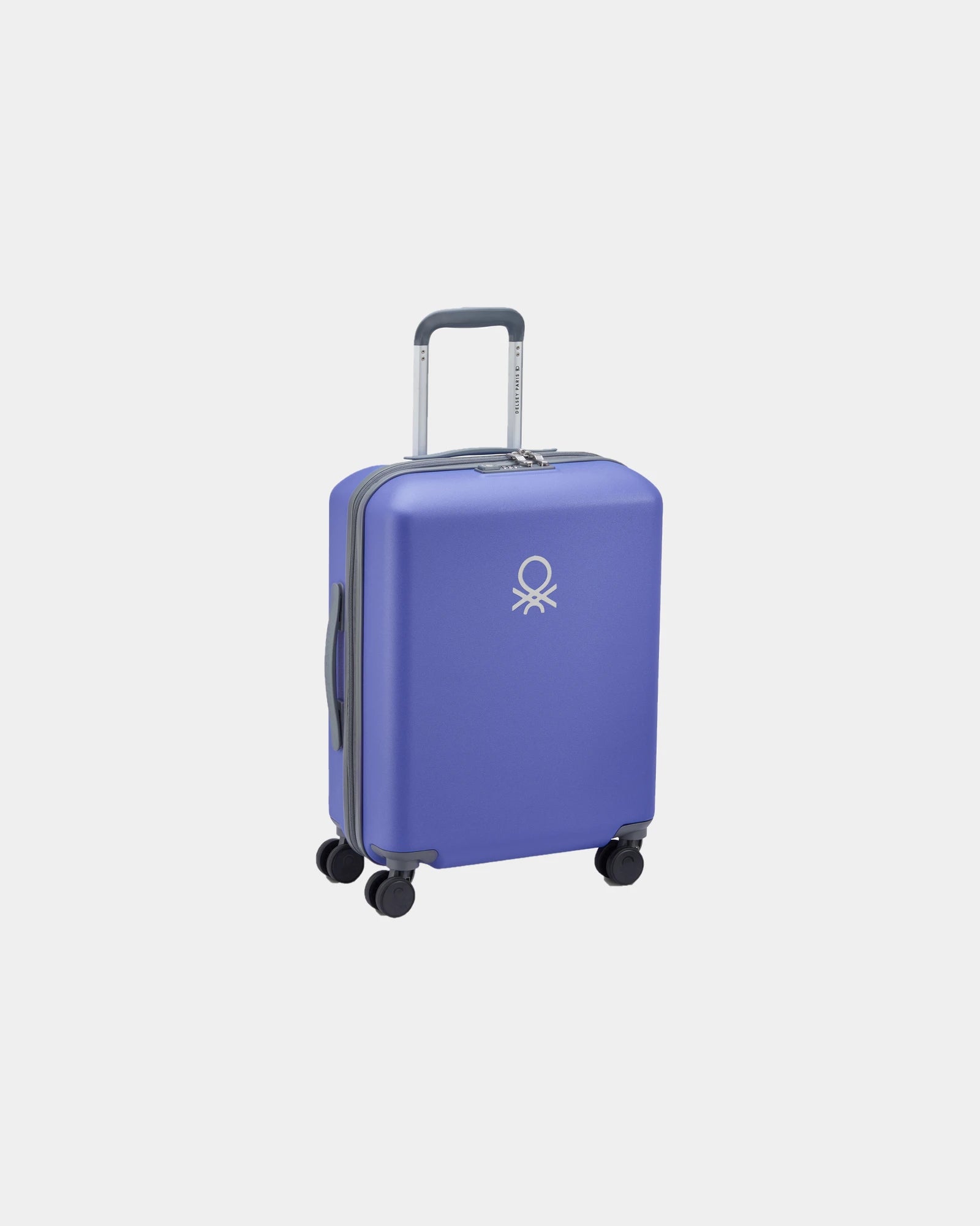 Trolley cabina slim policarbonato 55 cm da personalizzare - Viola