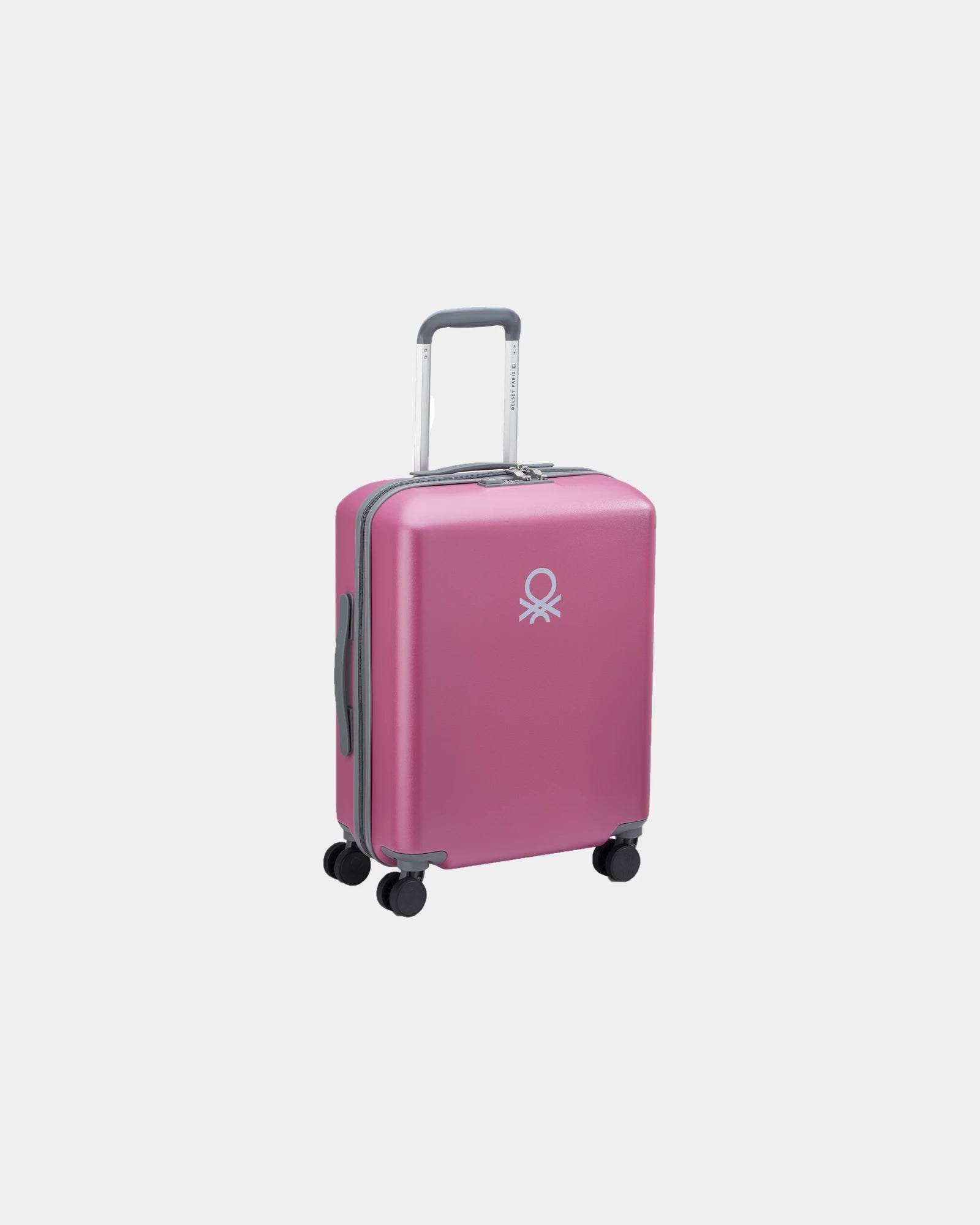 Trolley cabina slim policarbonato 55 cm da personalizzare - Rosa