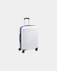 Trolley policarbonato 66 cm 4 ruote da personalizzare - Bianco