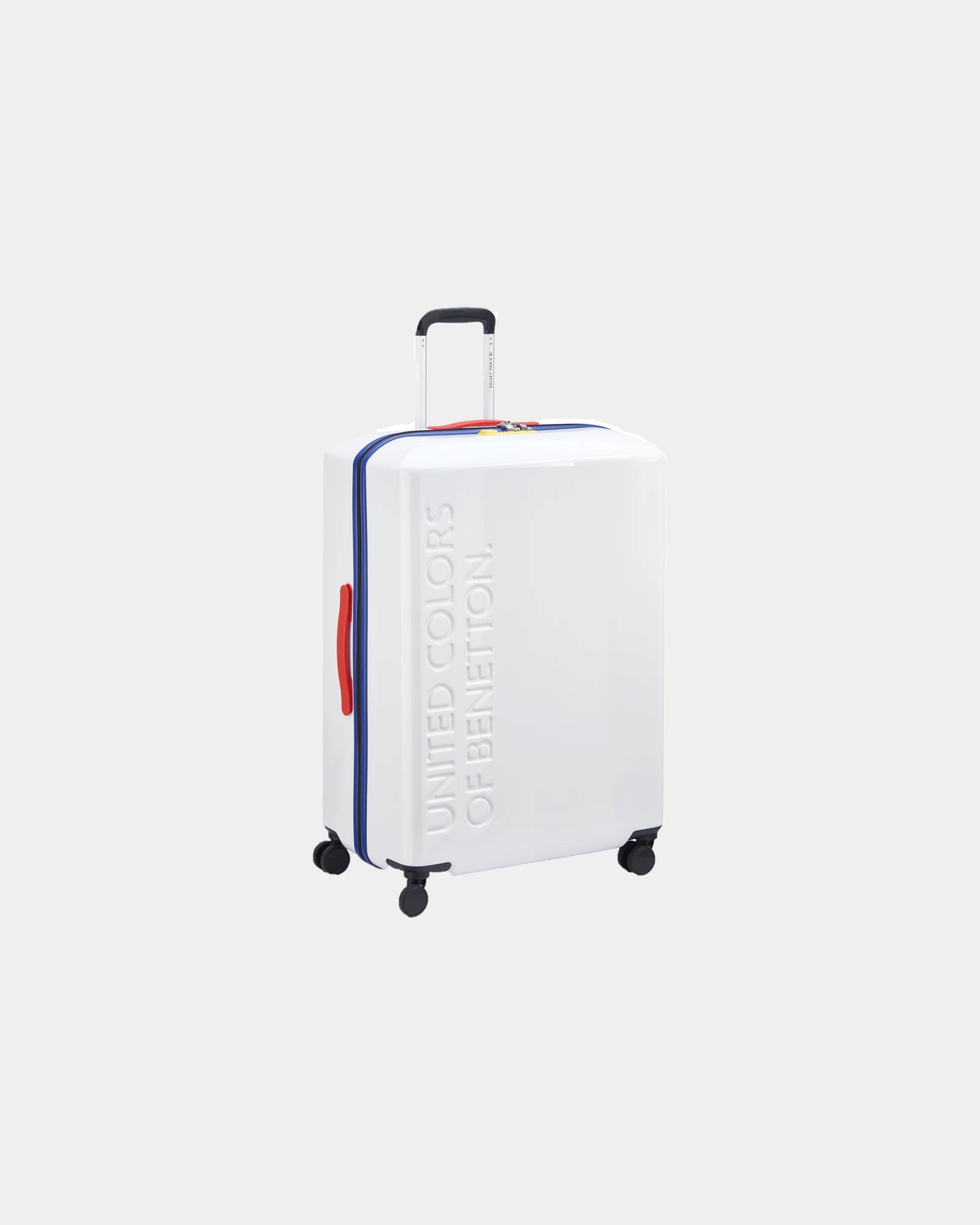 Trolley policarbonato 76 cm 103L da personalizzare - Bianco
