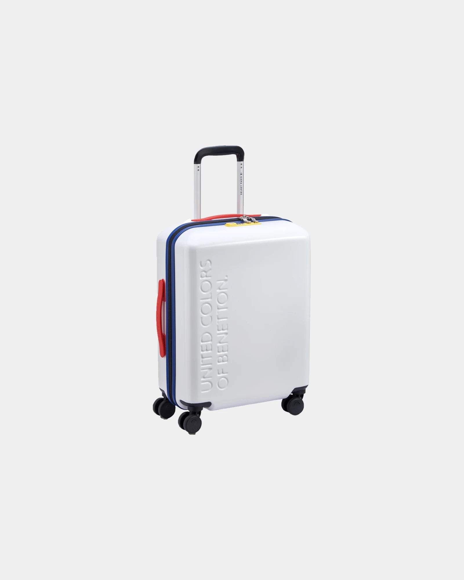 Trolley policarbonato 55 cm United Val da personalizzare - Bianco