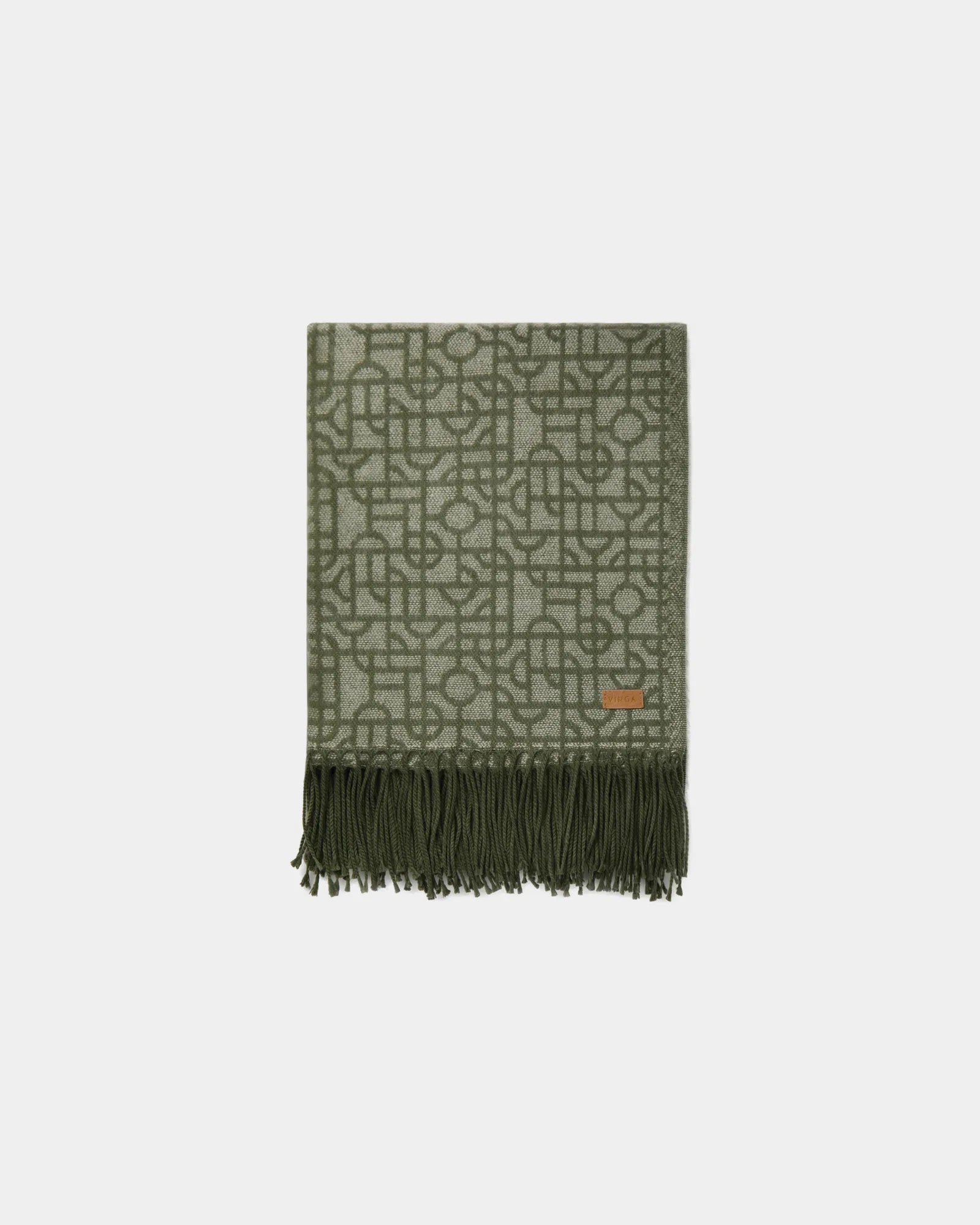 Coperta acrilica Vinga Verso 170x130 da personalizzare - Verde