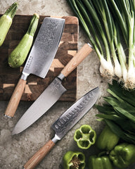 Coltello acciaio Damasco Vinga Hattasan da personalizzare - 4