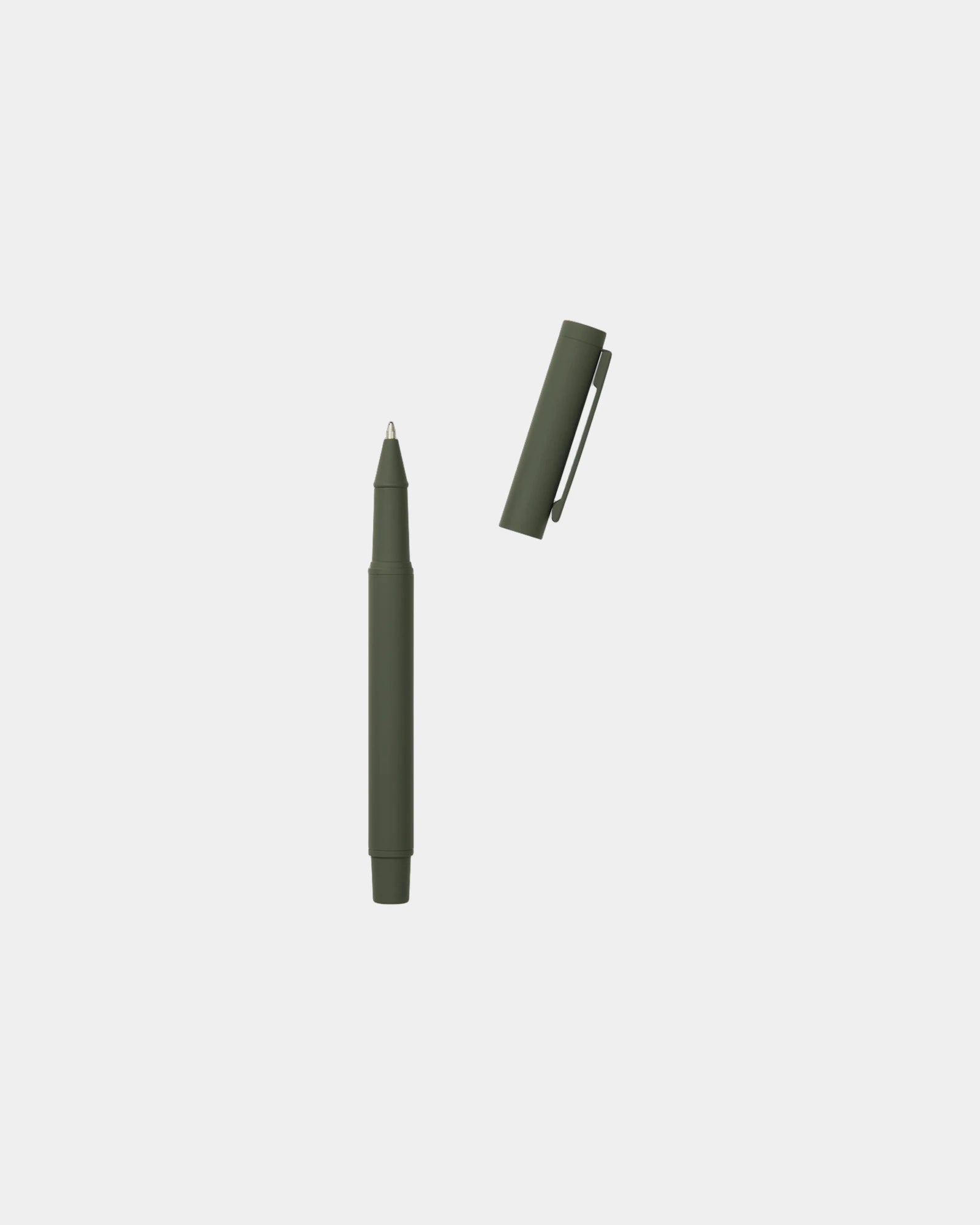 Penna acciaio inox riciclato Baltimore da personalizzare - Verde